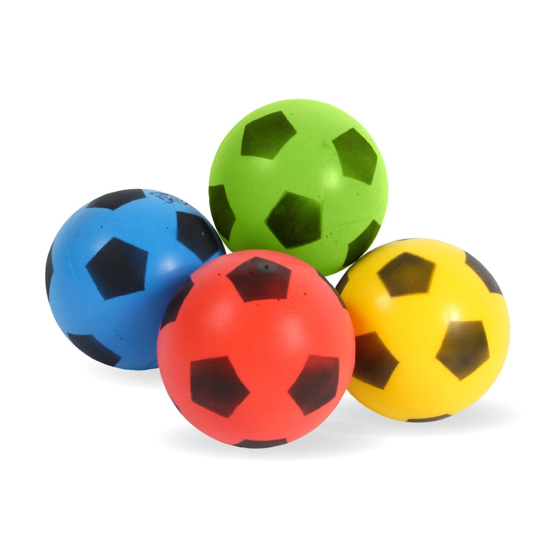 Set aus 4 Ballons sortierte Farben 17,5 cm Sporti France