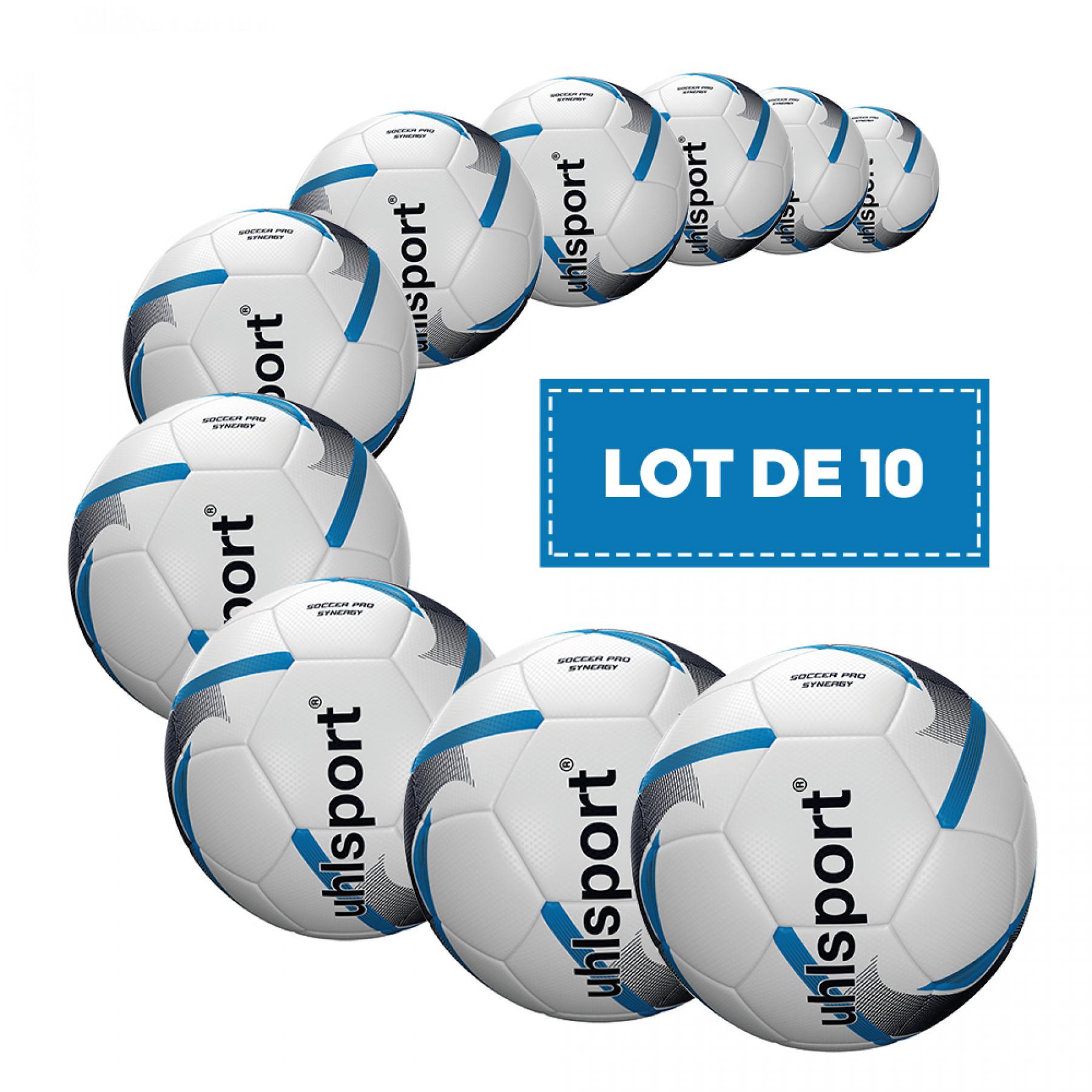 Packung mit 10 Luftballons Uhlsport Soccer Pro Synergy 