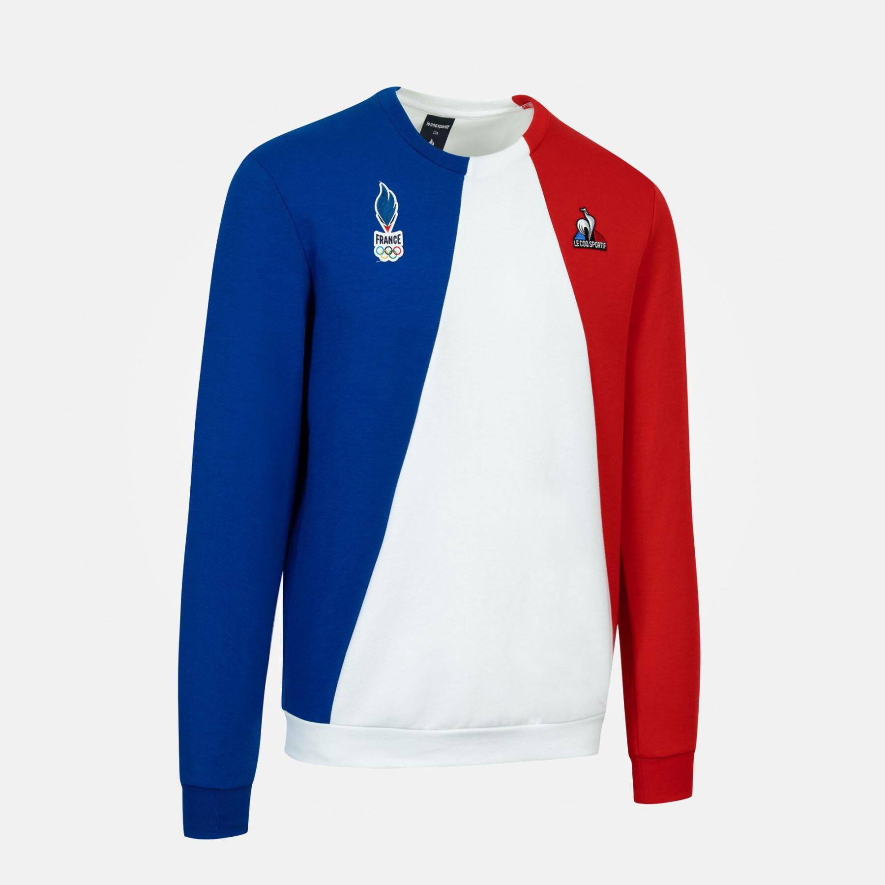 Pullover Kind France Olympique 2022 Crew Comm N°1