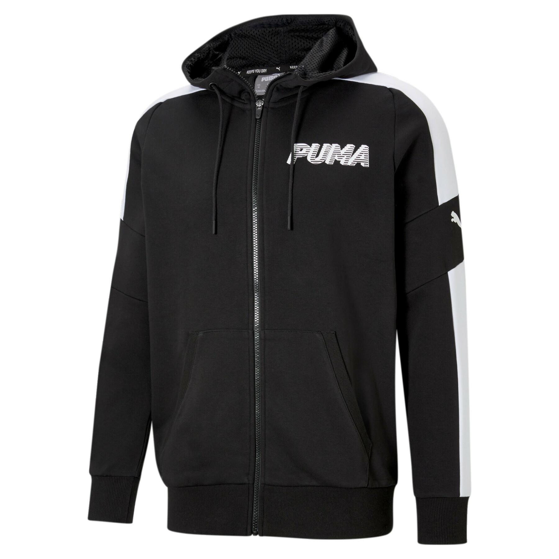 Sweatshirt mit durchgehendem Reißverschluss Puma Modern Sport