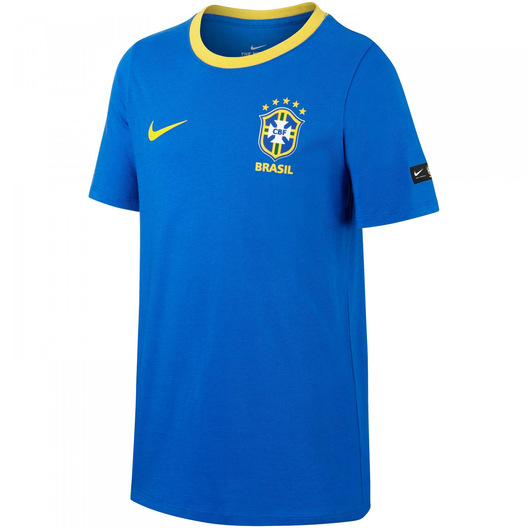 Kinder-T-Shirt Brésil CBF Crest 2018