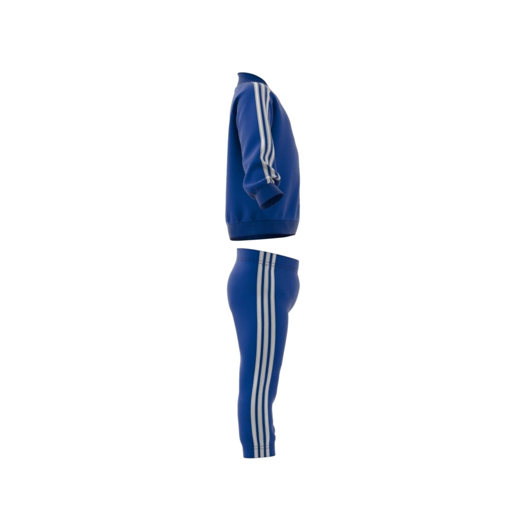 3-Streifen-Trainingsanzug aus Trikot Kinder adidas