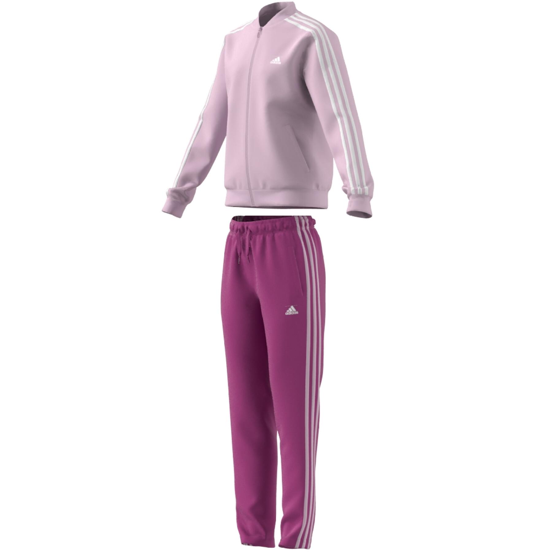Mädchen-Trainingsanzug adidas 3-Stripes Essentials