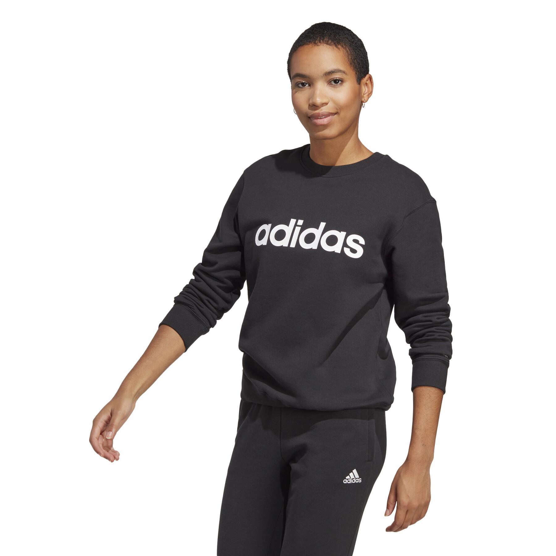 Sweatshirt linear Molton Frau adidas Essentials