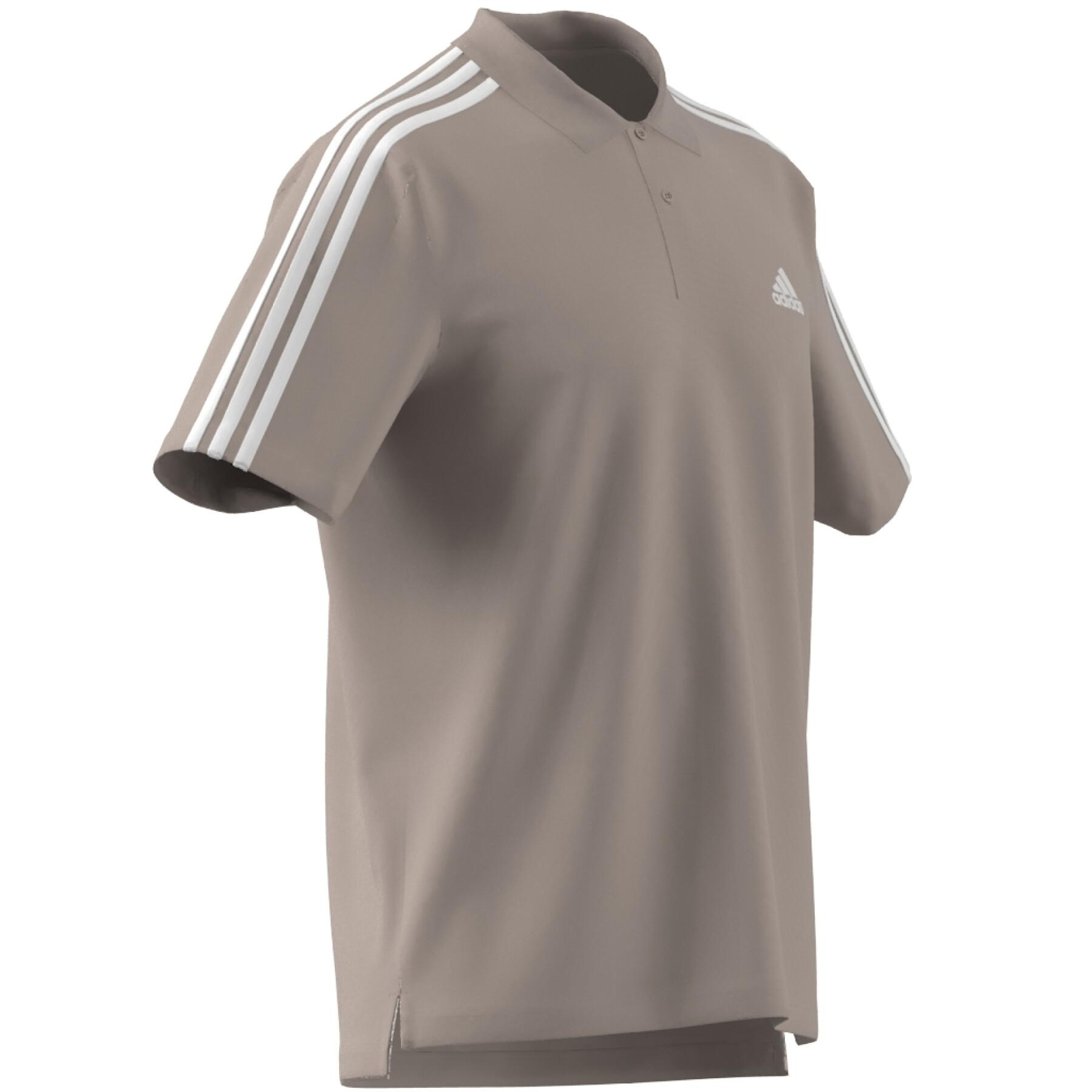 Polo-Shirt und kleines gesticktes Logo aus Piqué adidas Essentials 3-Stripes