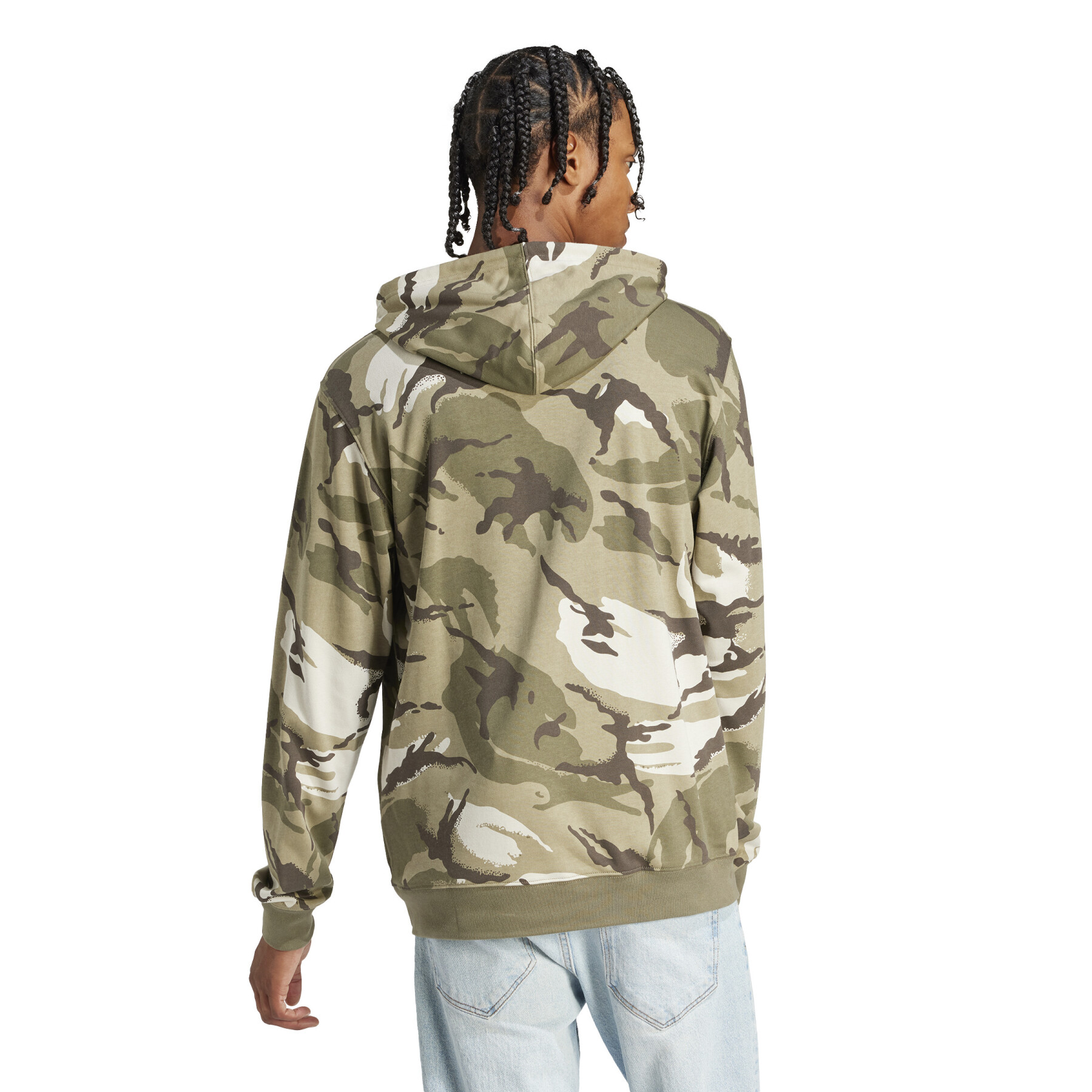 Camouflage-Kapuzen-Sweatshirt adidas Seasonal Essentials