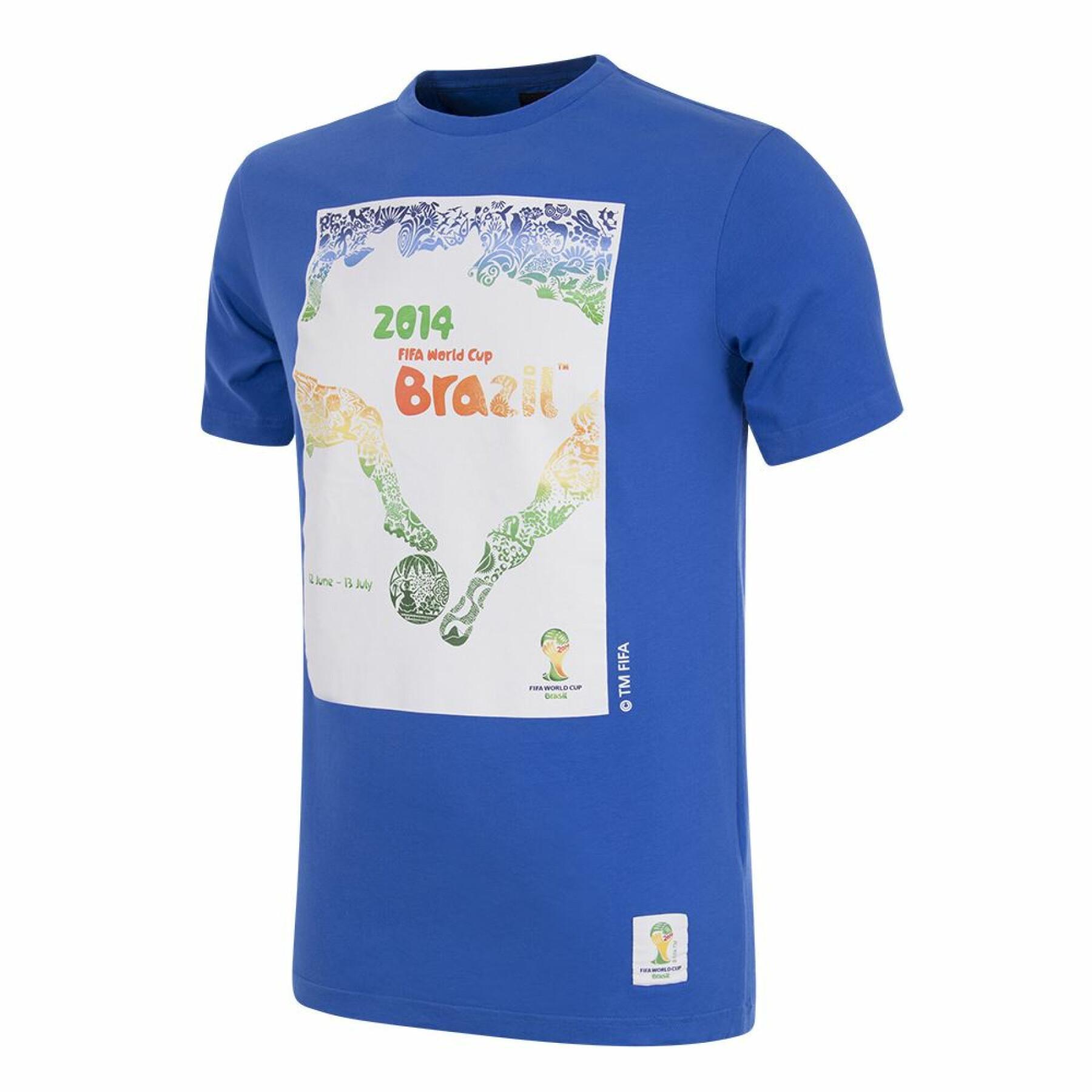 T-Shirt Copa Brasilien World Cup Poster 2014