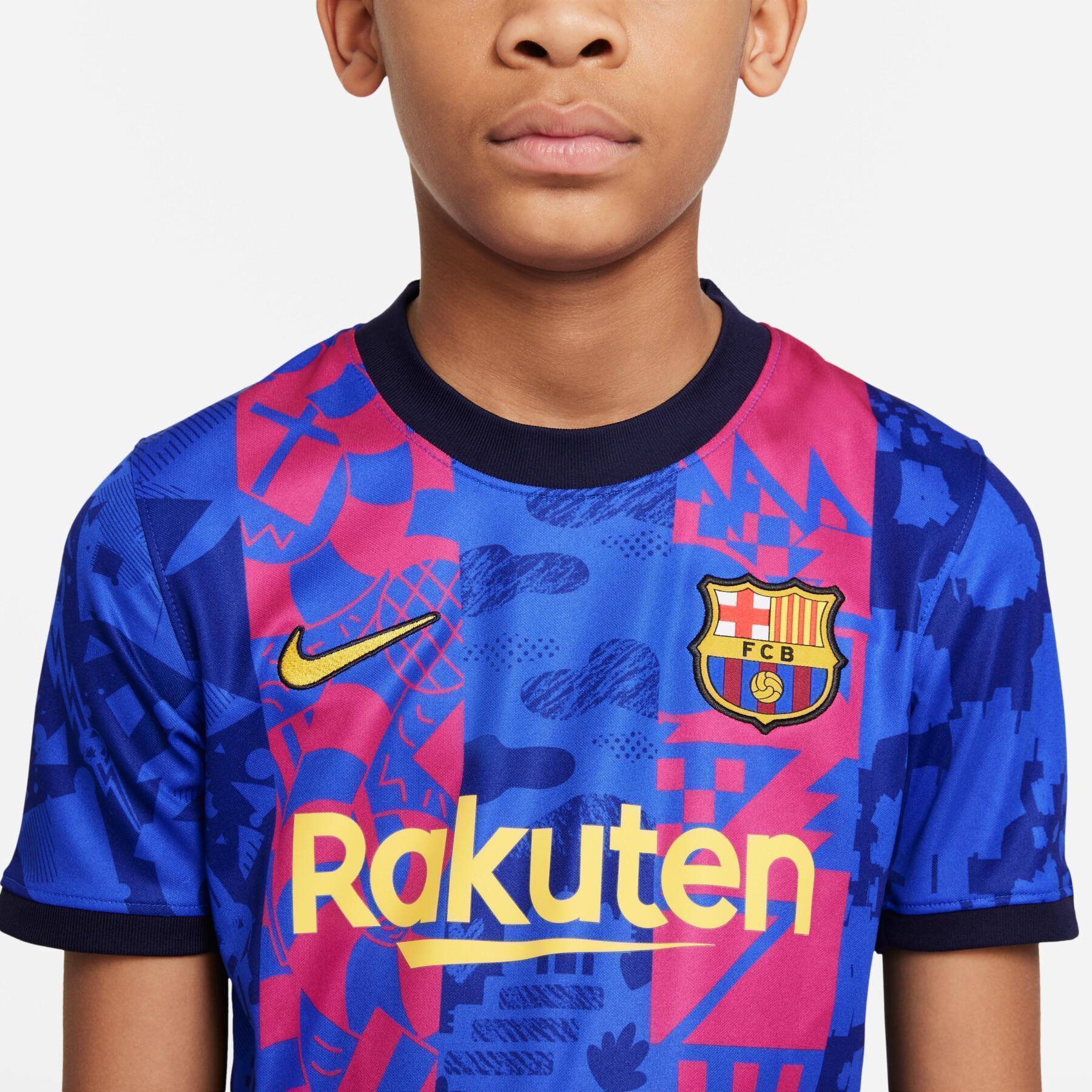 Ausweichtrikot für Kinder FC Barcelone 2021/22