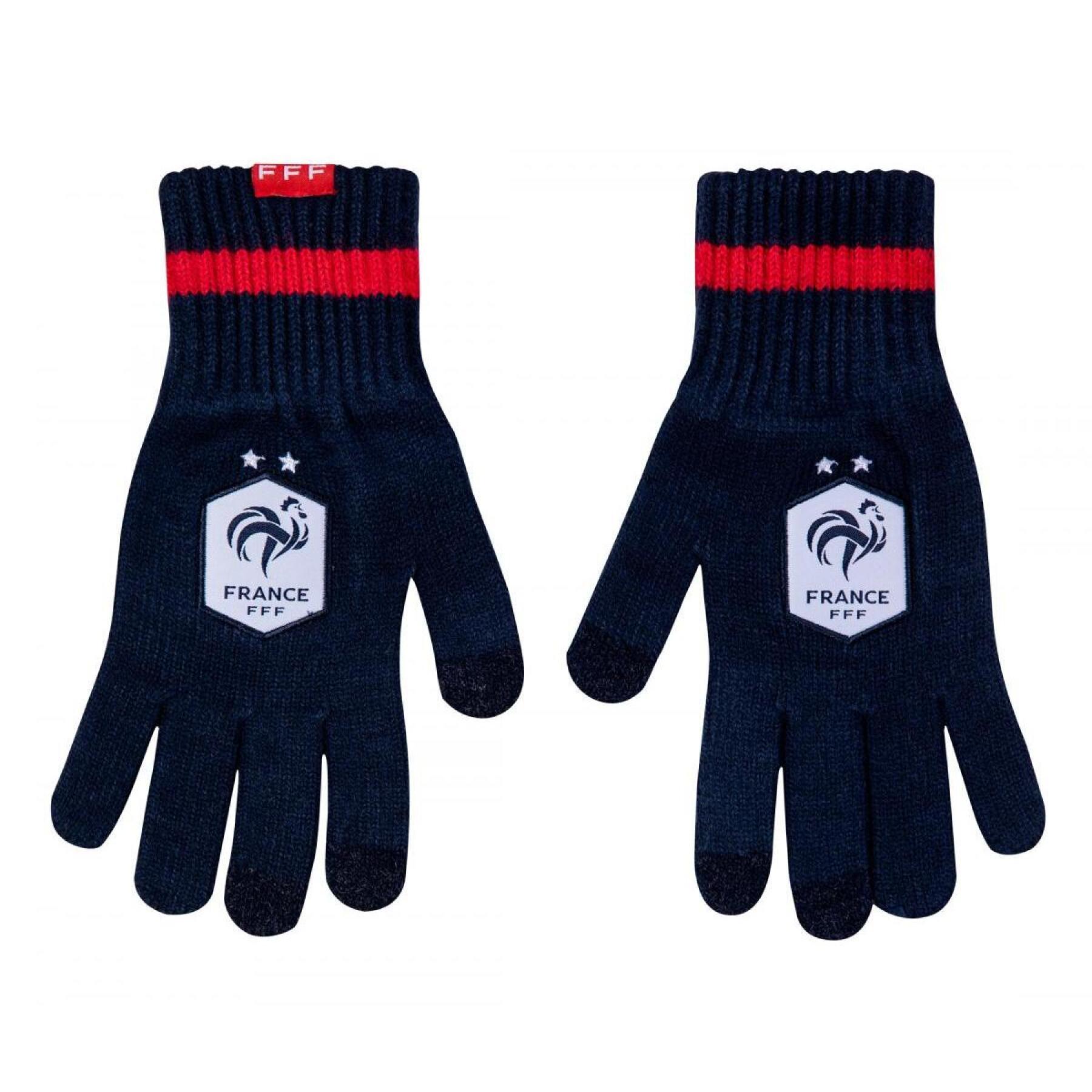 Handschuhe Frankreich Fan Logo 2022/23
