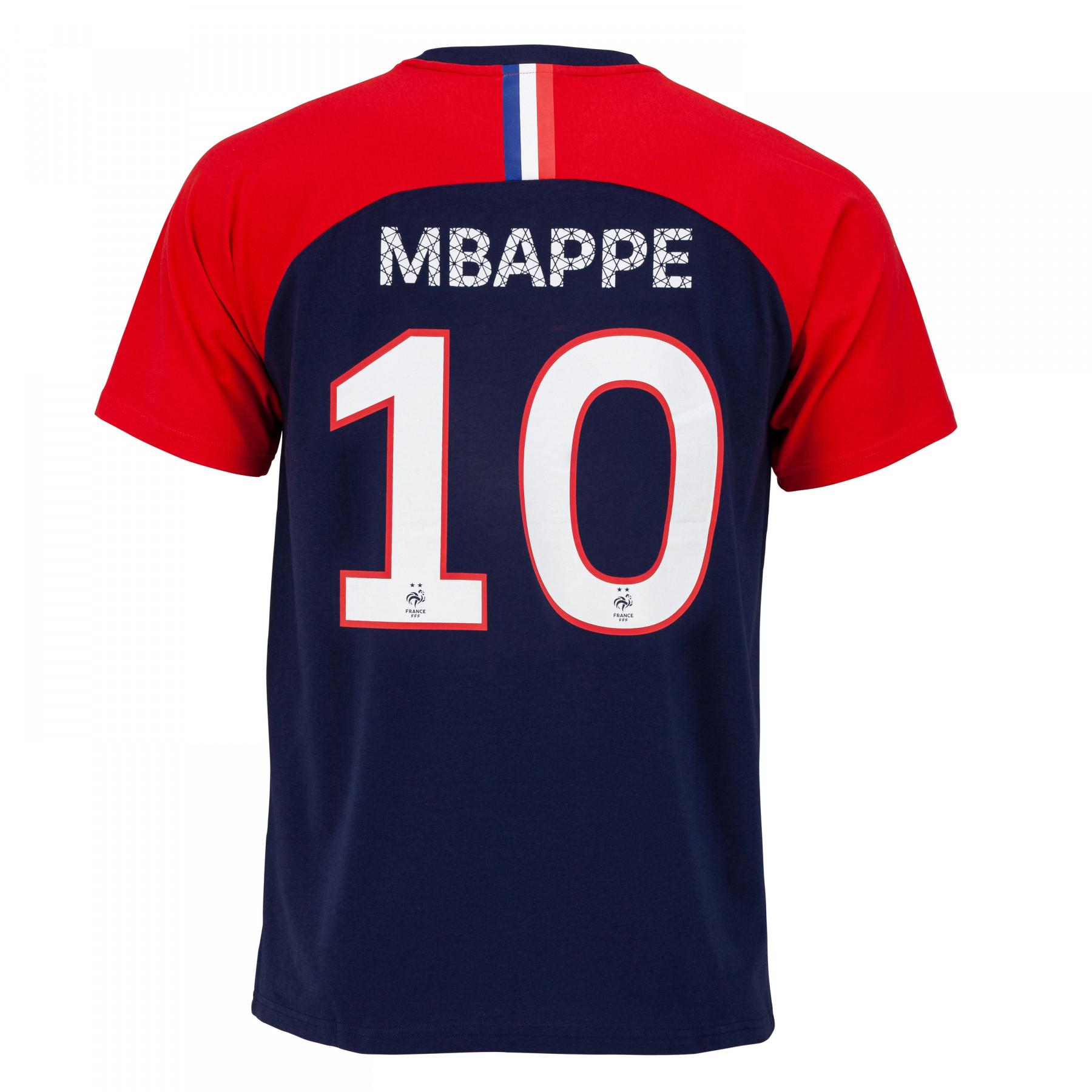T-shirt kind fff spieler mbappé n°10