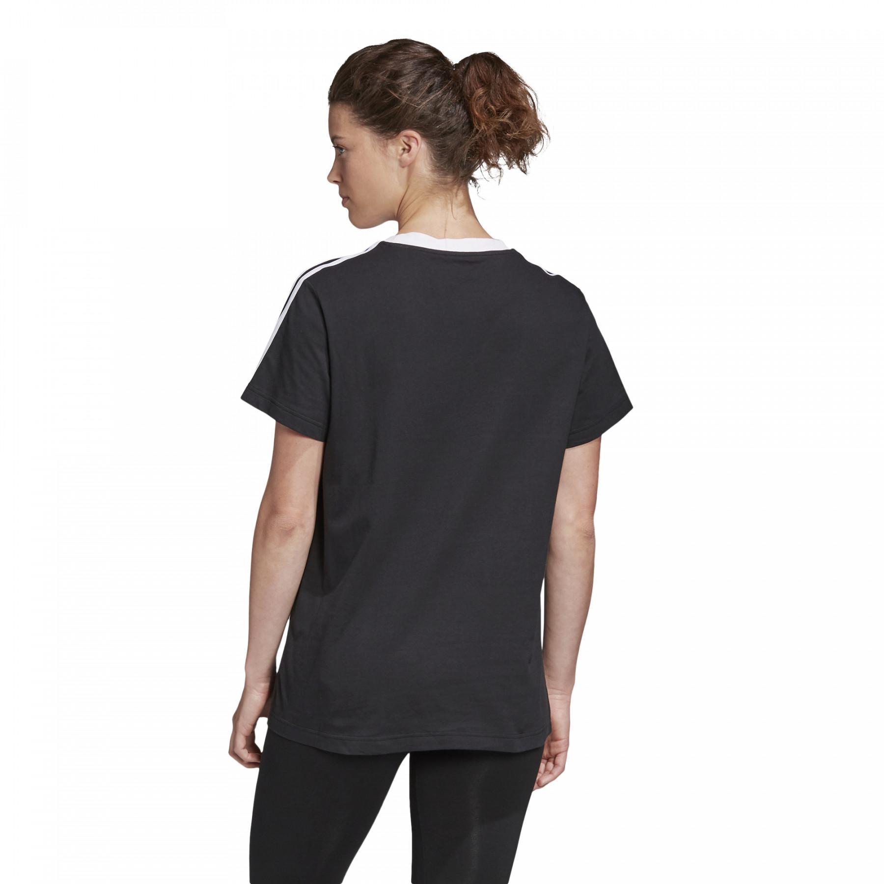 Frauen-T-Shirt adidas 3 bandes Essential Boyfriend