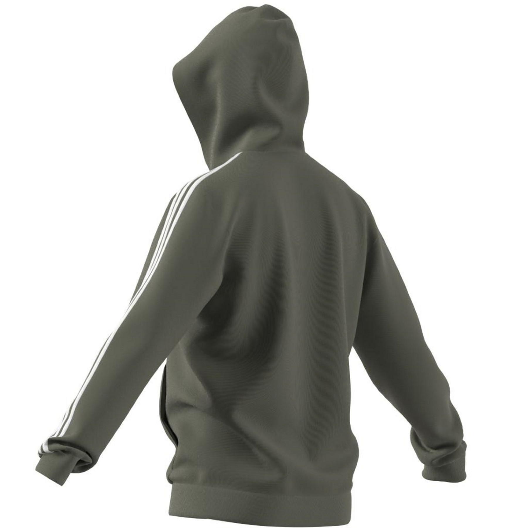 Sweatshirt mit Kapuze adidas Essentials Fleece 3-Bandes Full-Zip