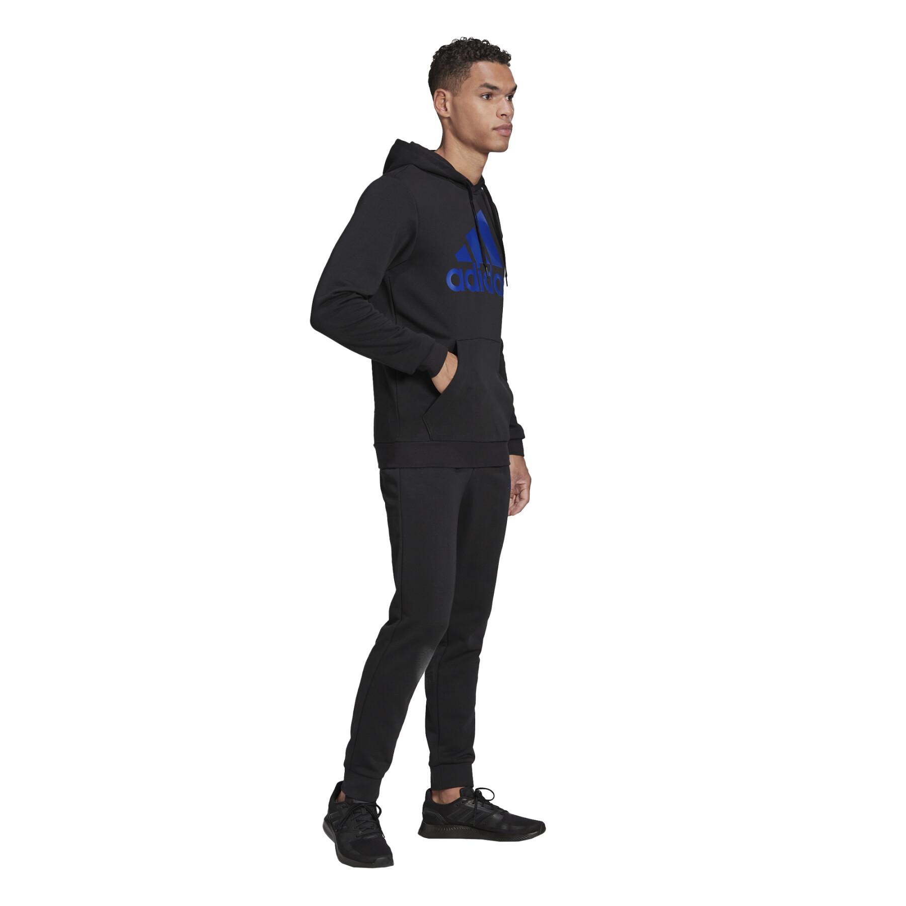 Trainingsanzug adidas AEROREADY Essentials Kangaroo Pocket Big Logo