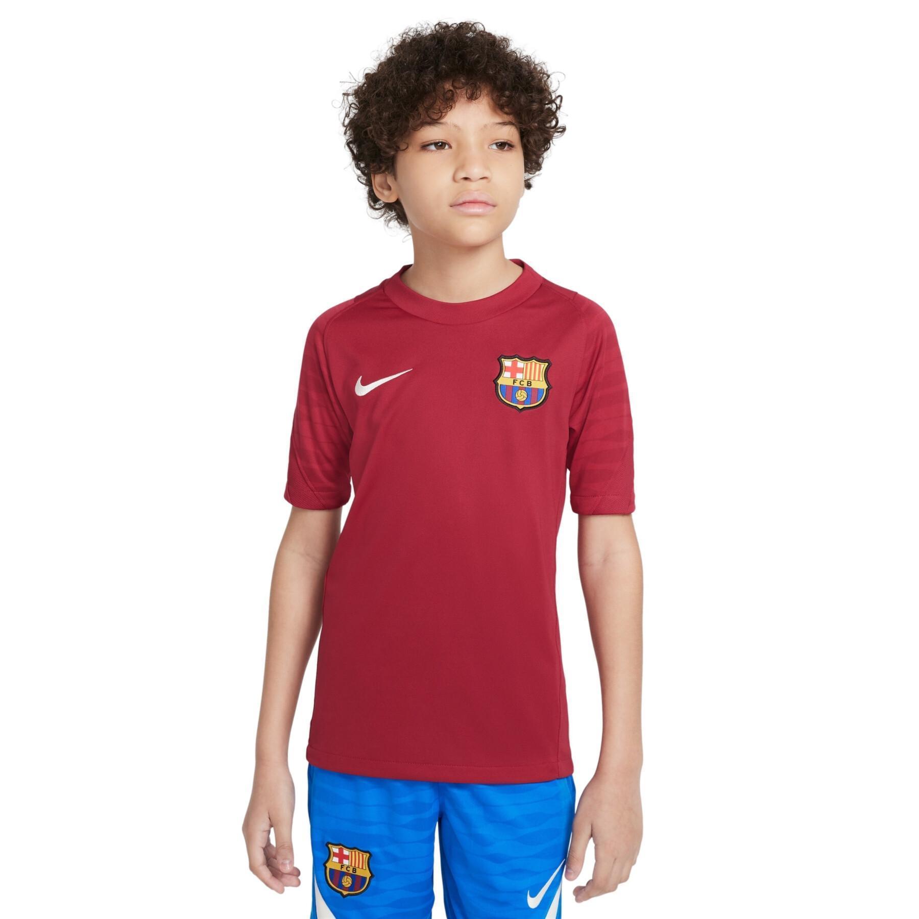 Kinder-T-Shirt FC Barcelona Dynamic Fit Strike 2021/22