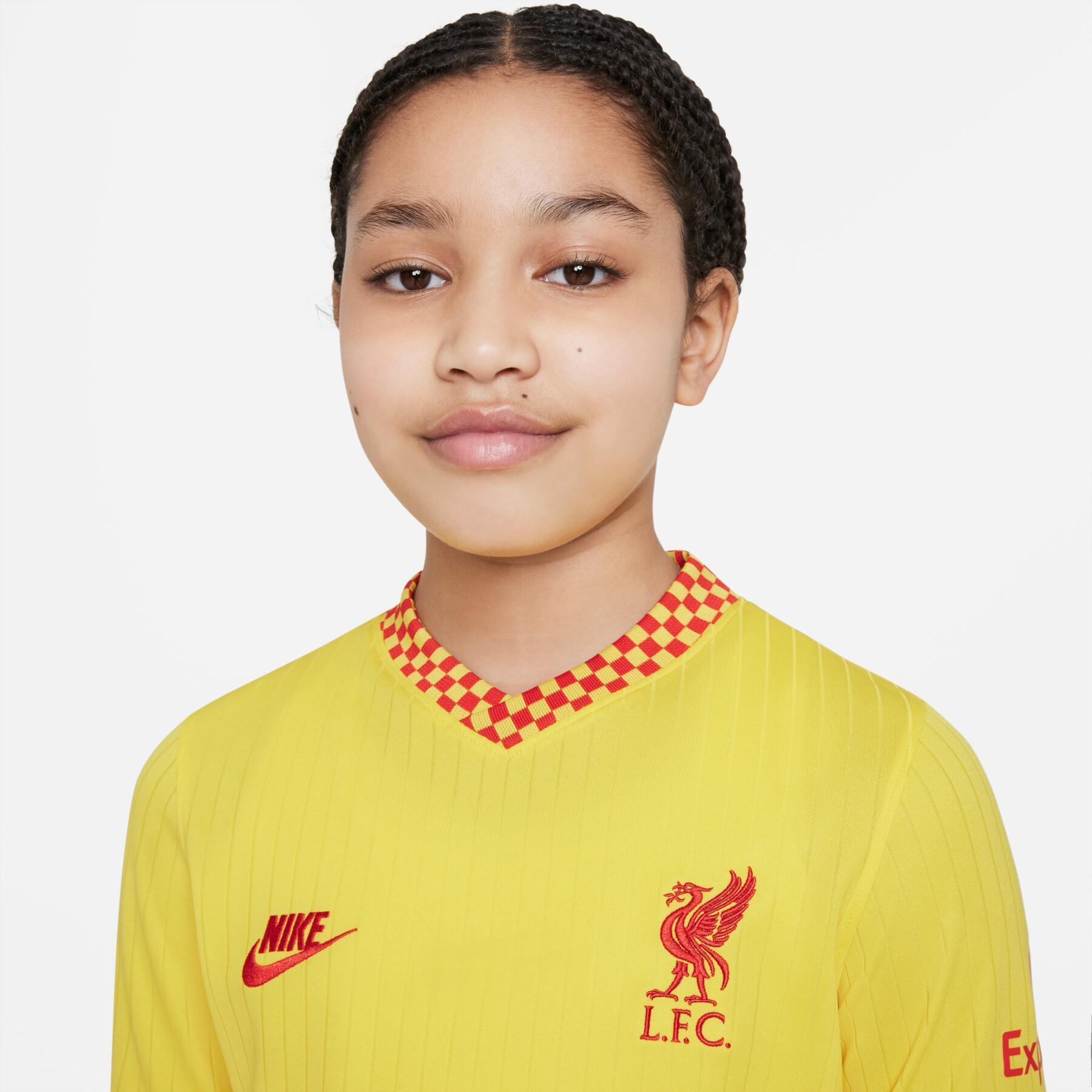 Ausweichtrikot für Kinder Liverpool FC 2021/22