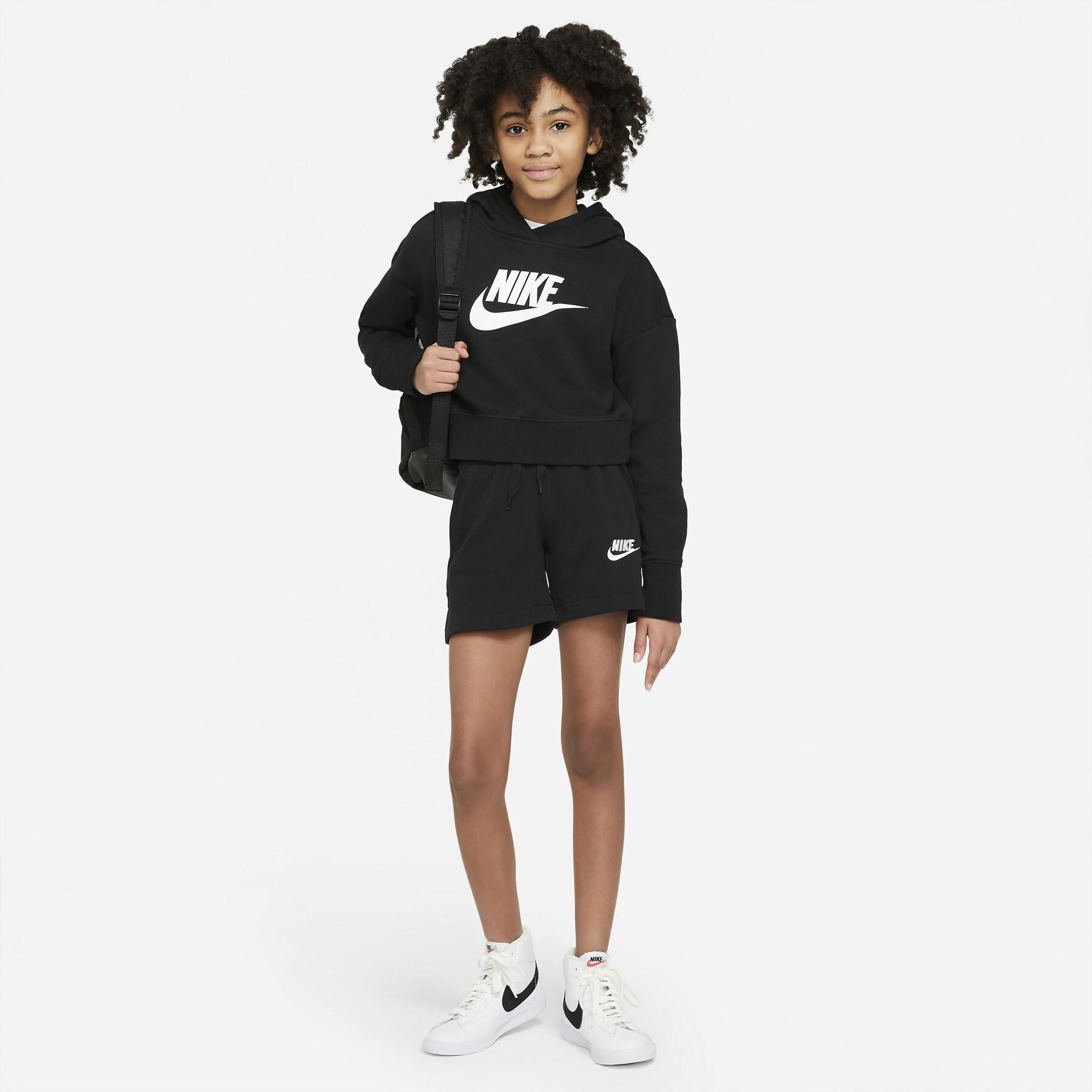 Mädchen-Hoodie Nike Club