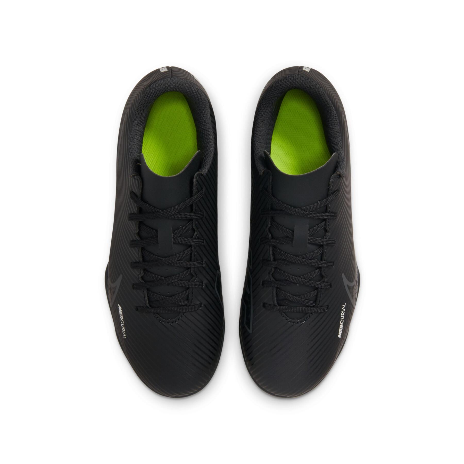 Kinder-Fußballschuhe Nike Mercurial Vapor 15 Club FG - Shadow Black Pack