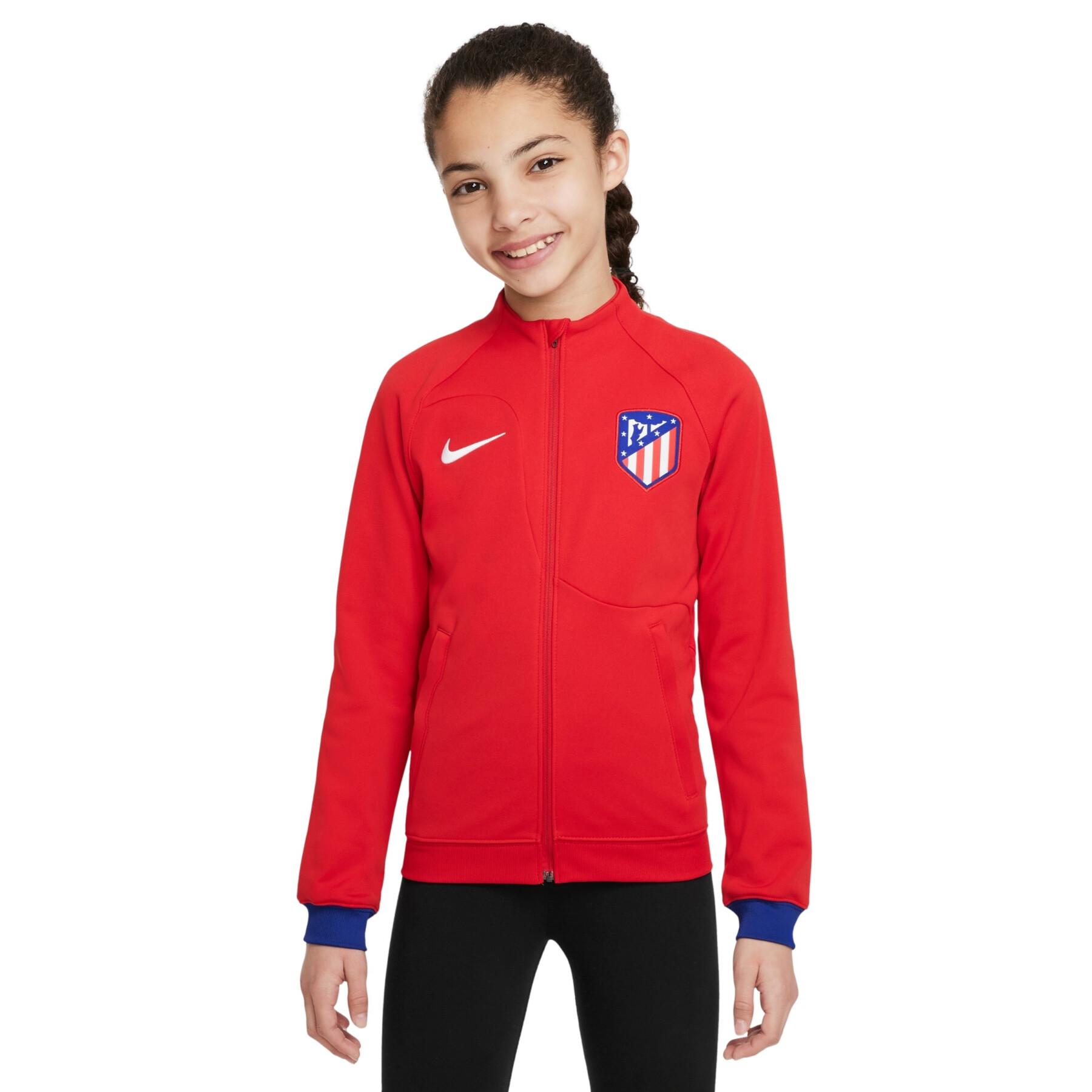 Kinder-Trainingsjacke Atlético Madrid Academy Pro Anthem 2022/23