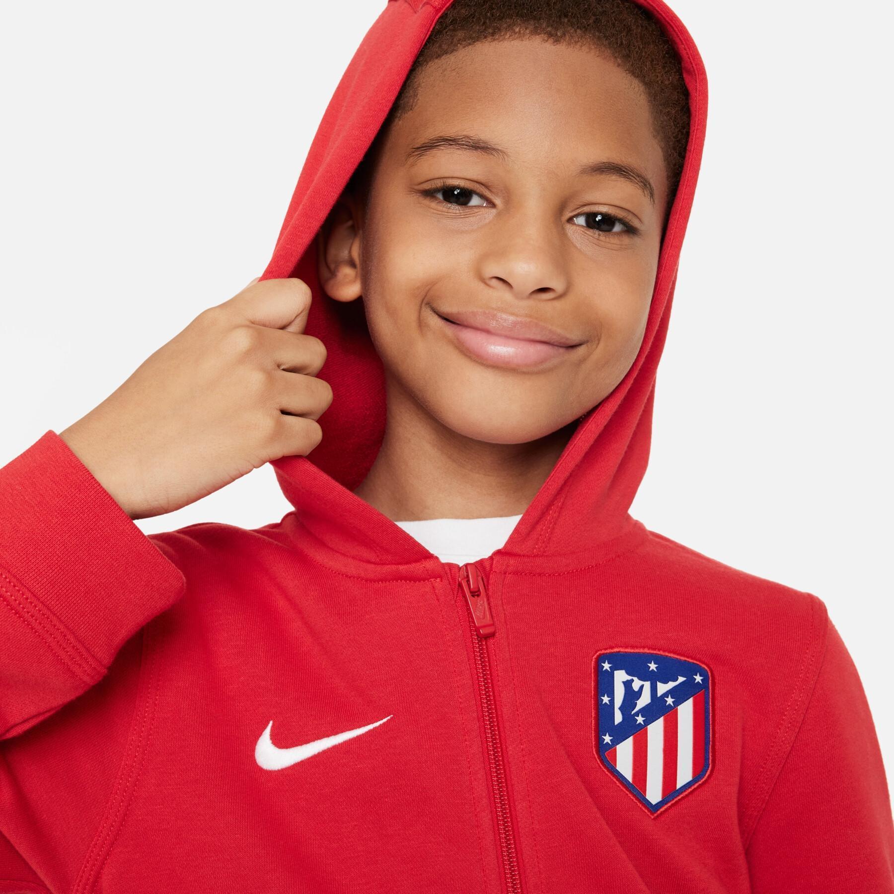 Kinder-Trainingsjacke mit Reißverschluss Atlético Madrid FT Club 2023/24