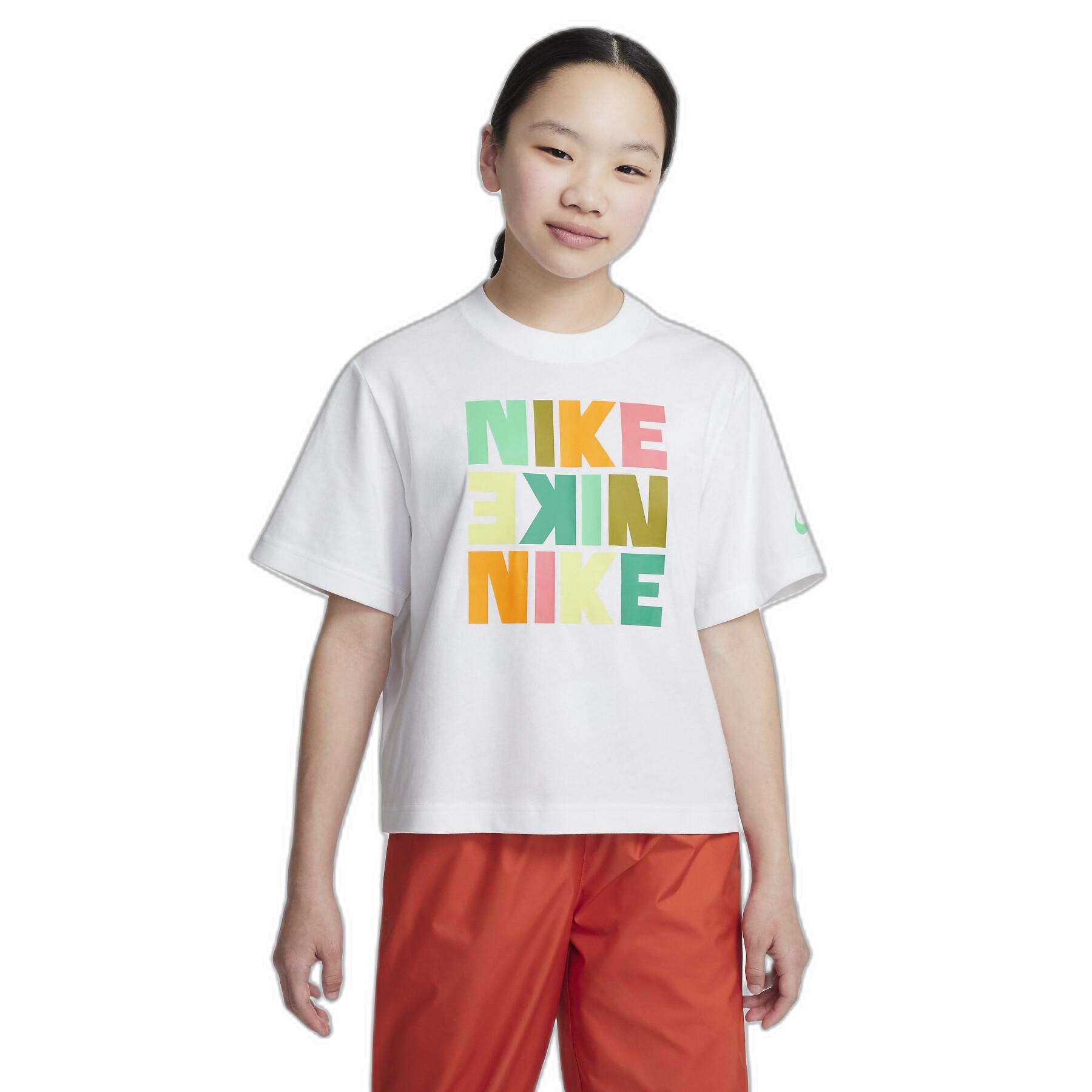 Mädchen-T-Shirt Nike Boxy Print