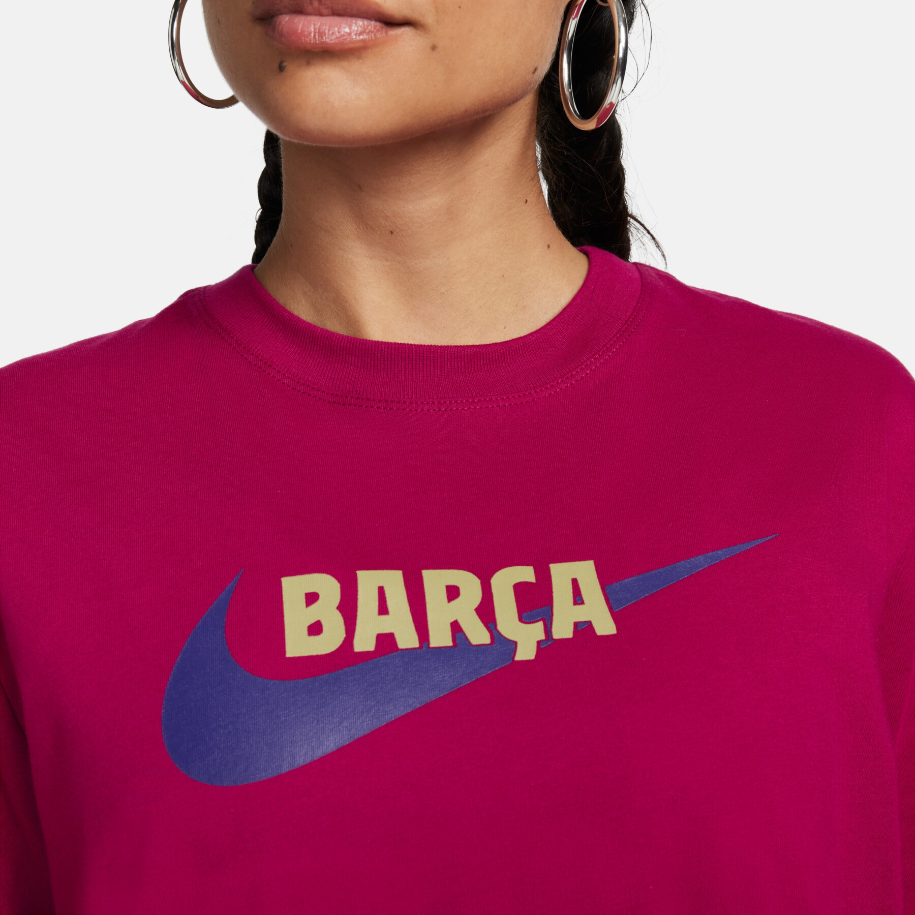 T-Shirt FC Barcelone For Her Boxy SNL 2023/24