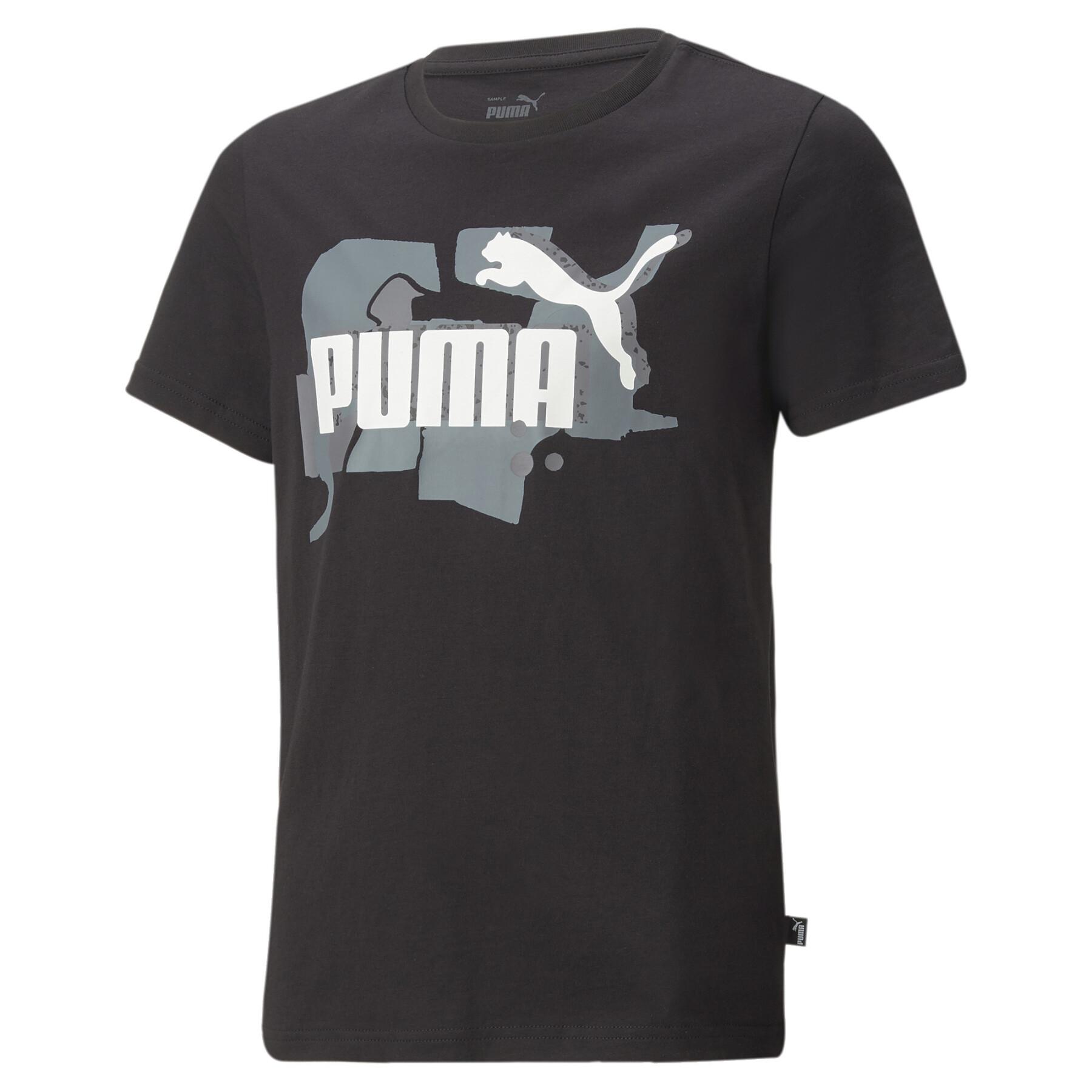 Kinder-Logo-T-Shirt Puma ESS+ Street Art