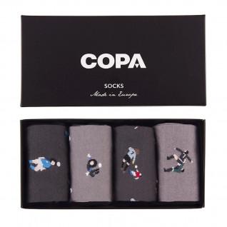 Copa-Casual-Socken-Box (4 Paar)