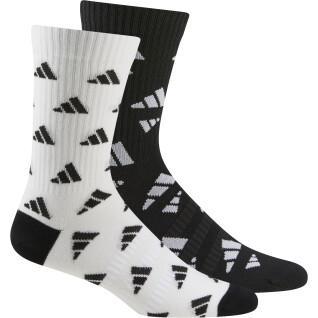 Socken adidas Graphic 3-bandes (x2)
