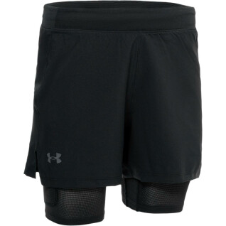 2 in 1 LaufShorts Under Armour Iso-Chill