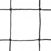 Paar 11'' Fußballnetze trapezförmig geflochten pe 4mm Einzelmasche 145 Sporti France