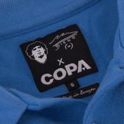 Besticktes Trikot-Poloshirt Copa SSC Napoli Maradona