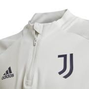 1/4-Zip-Trainingsoberteil Kind Juventus Turin 2020/21