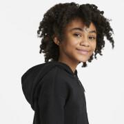 Sweatshirt mit Kapuze aus Molton, Mädchen Nike Club
