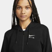 Sweatshirt mit Kapuze Full Zip Frau Nike Air Fleece