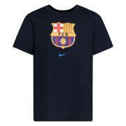 Kinder-T-Shirt FC Barcelone EVERGREEN CREST 2021/22